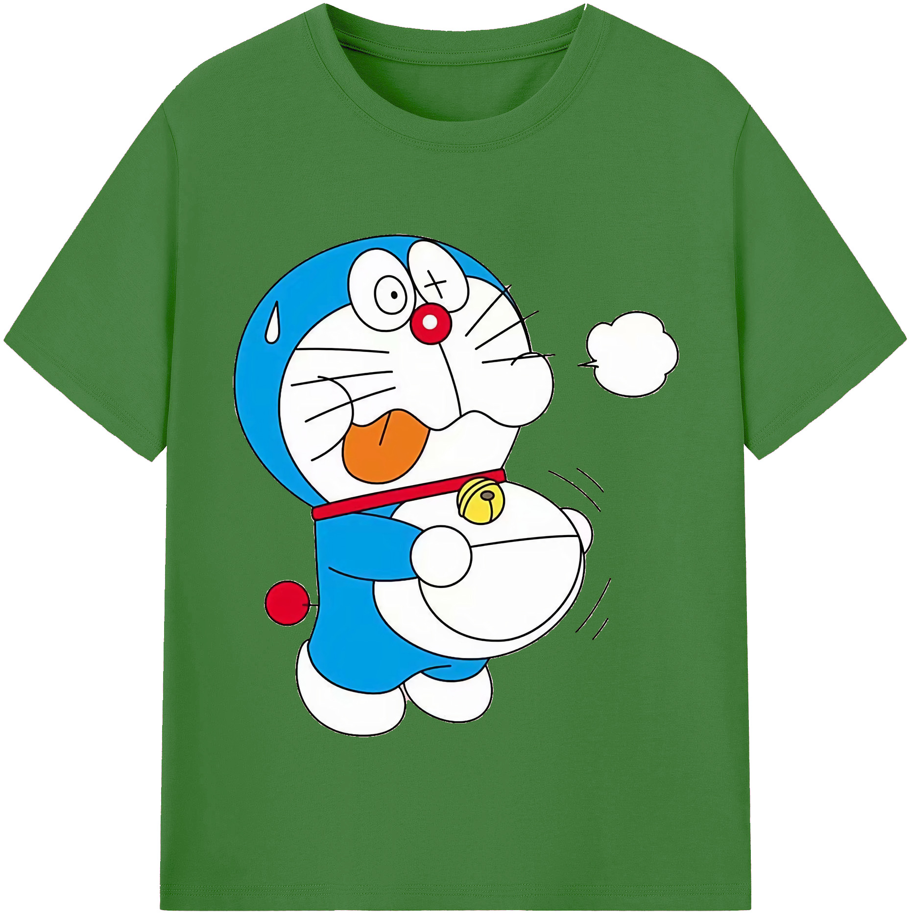 （画像用） ドラえもん Doraemon レディースカジュアルプリントTシャツ（綿100％）
